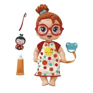 🆕 Baby Alive Lil Dreamer Dottie Doodle Baby Doll Sleepover Toy With Glasses